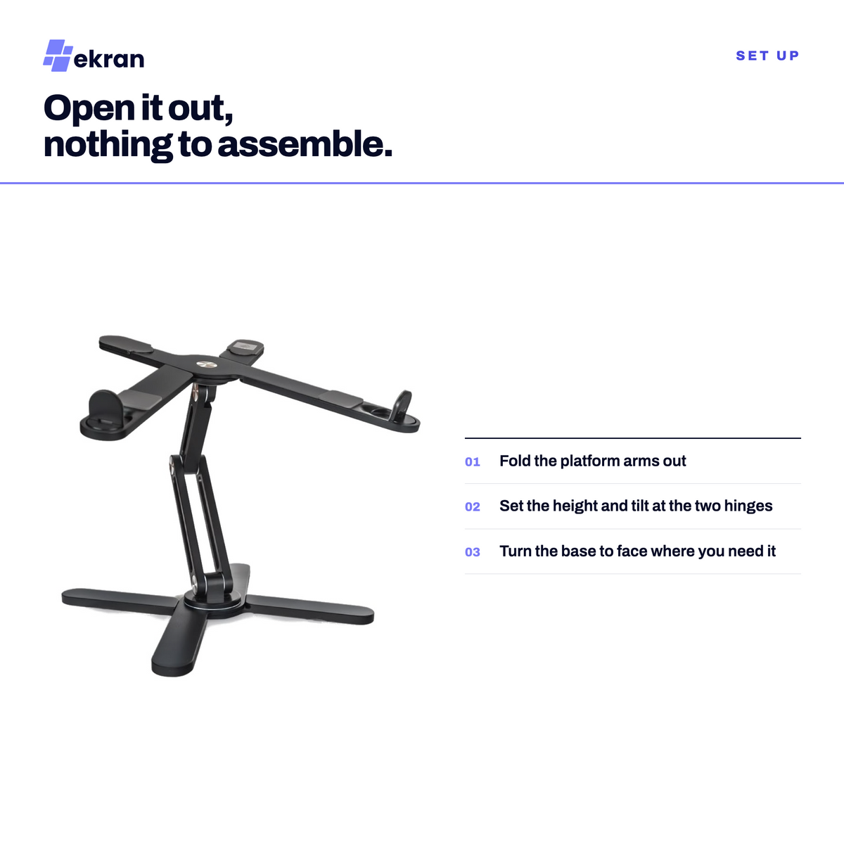 Ekran Laptop Stand